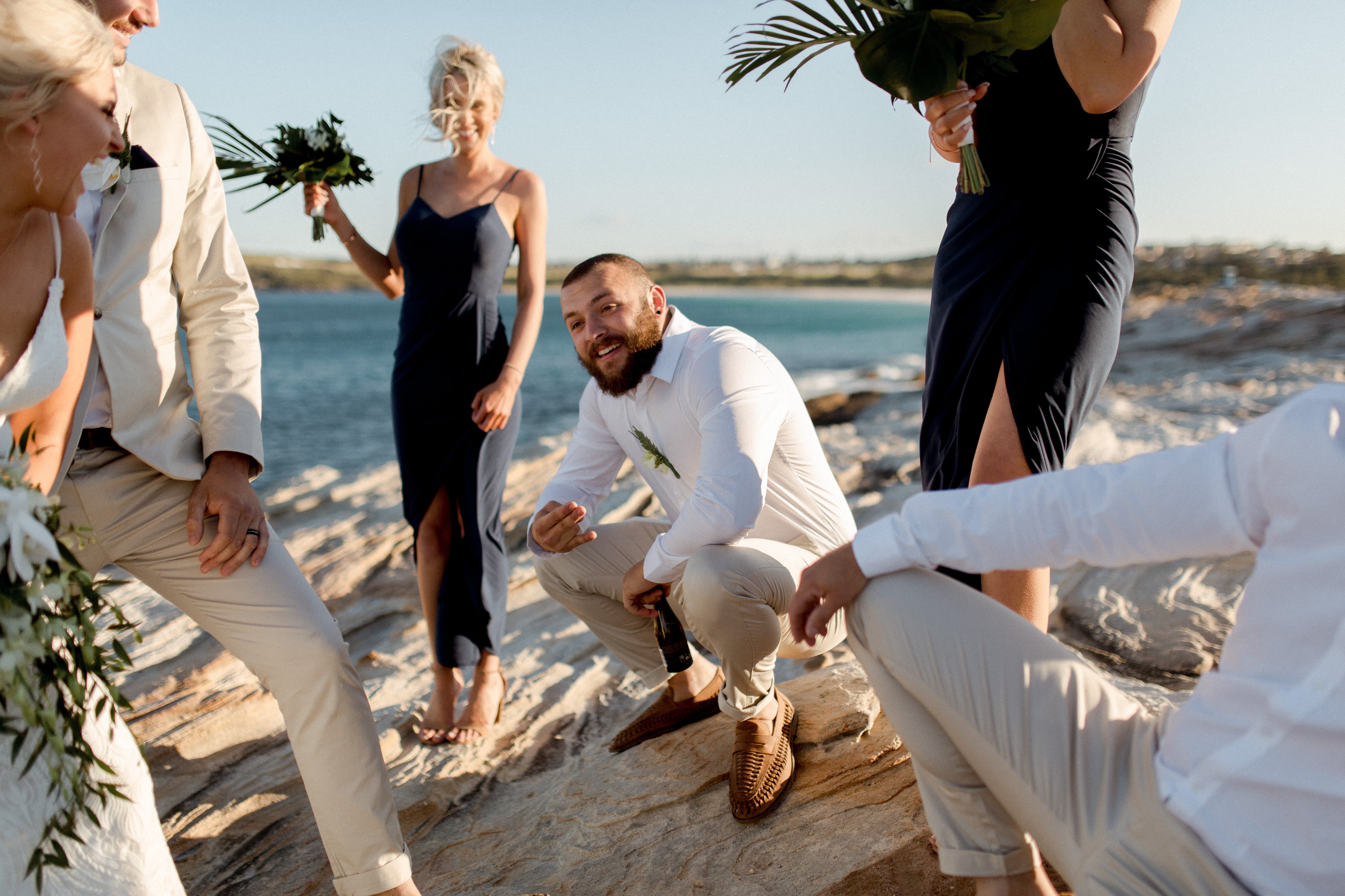 Best wedding location for photos near the beach in Sydney