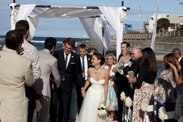 Styled for the filming of Episode 1 of Wonderland. Wedding Ceremony Locations at Sydney's Best Beaches.
